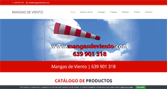 Desktop Screenshot of mangasdeviento.com